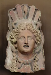 Máscara púnica representando a Deméter, siglo III-II a.C.